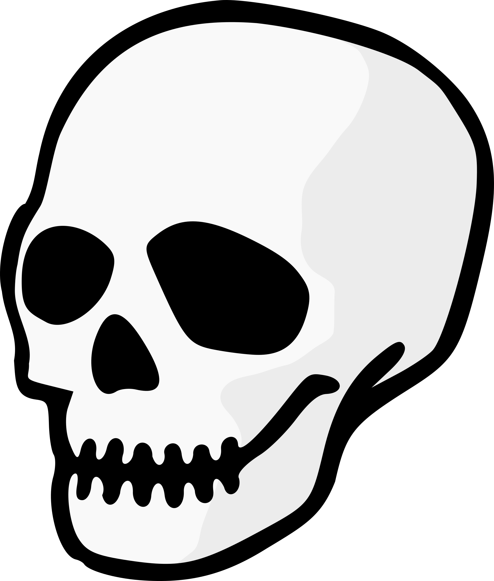 2040x2400 Skull Drawing Transparent Png Clipart Free Download - Skull Outline Drawing