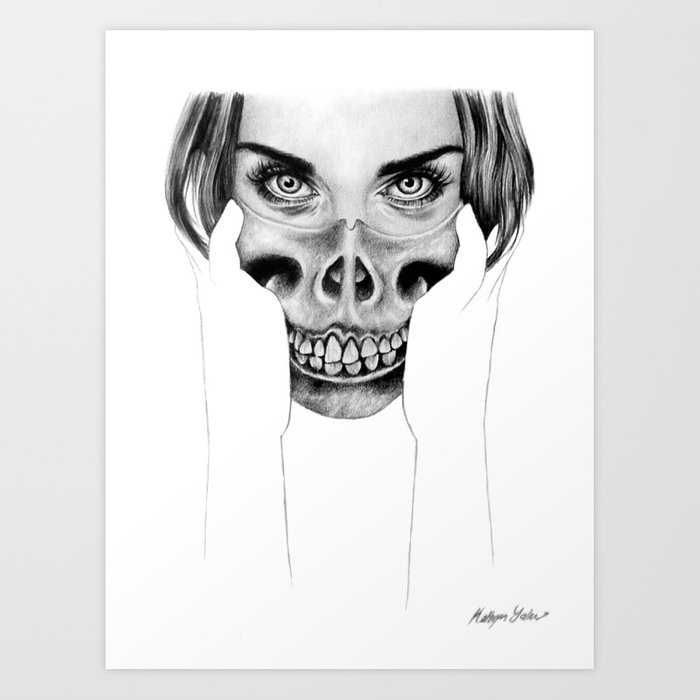 700x700 Art Work - Skull Pencil Drawing