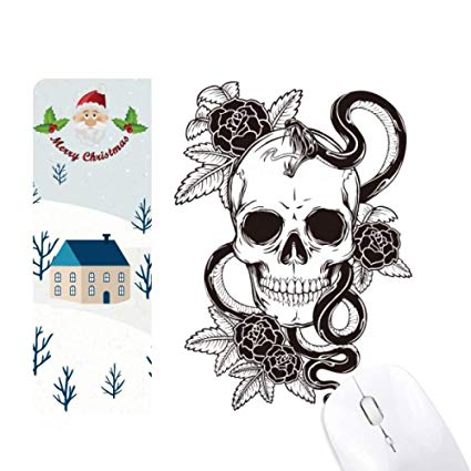 425x425 Animal Skull Snake Sketch Pattern Santa Claus House - Skull Snake Drawing