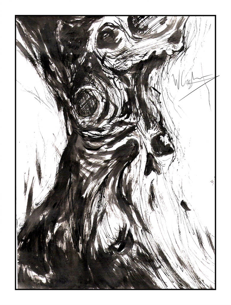 779x1026 Skull Tree - Skull Tree Drawing
