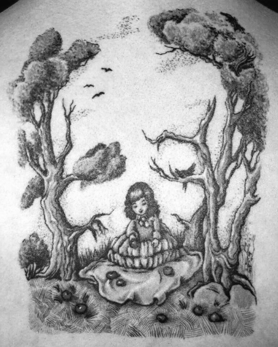 561x700 Skull Drawing Tree For Free Download - Skull Tree Drawing