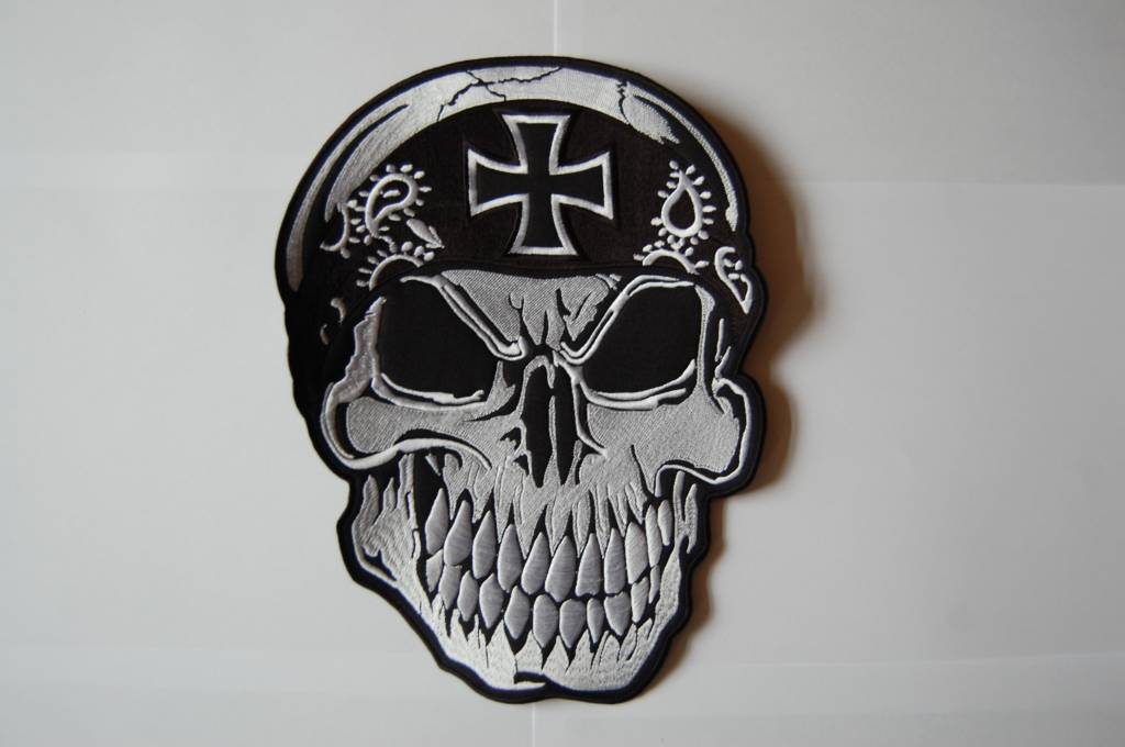1024x680 Skull Patch - Skull With Bandana Drawing