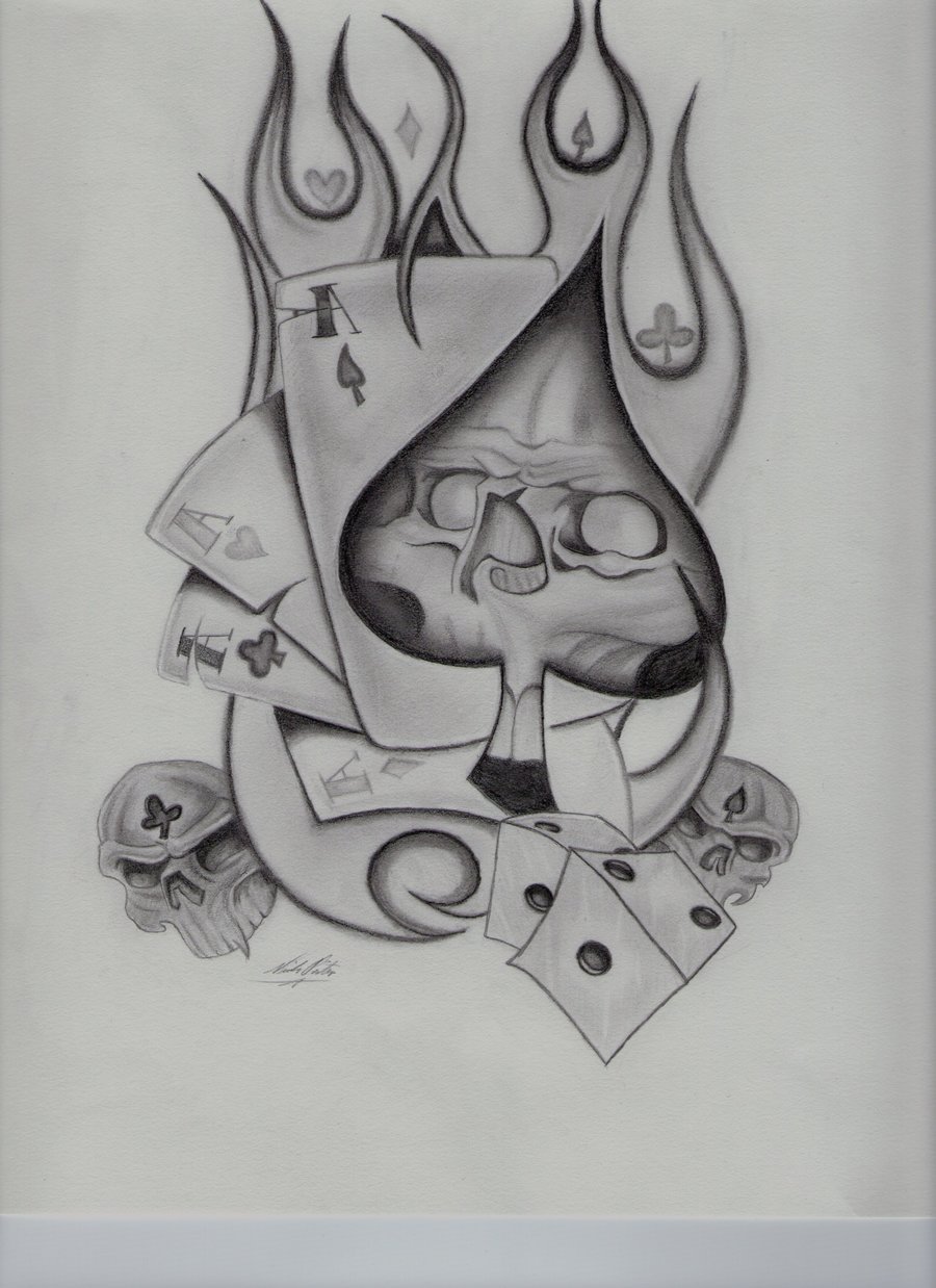 900x1238 Cross Drawing Flame For Free Download - Skull With Flames Drawing