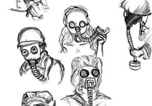 300x210 sketches of gas masks images for gt skull gas mask drawings - Skull With Gas Mask Drawing