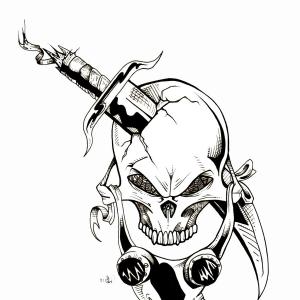 300x300 skull gas mask graffiti gas maskdude lebowski - Skull With Gas Mask Drawing