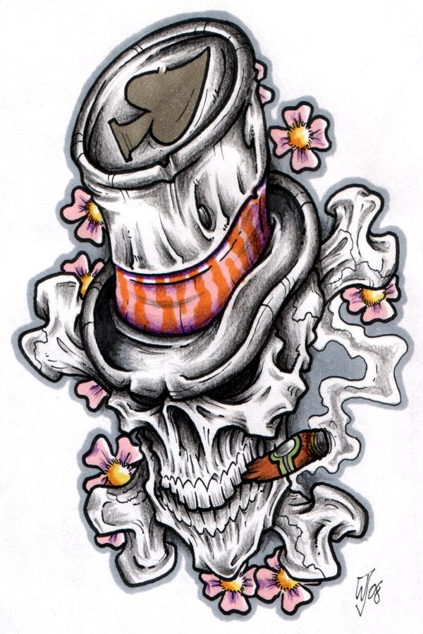 600x898 Top Hat Skull - Skull With Top Hat Drawing