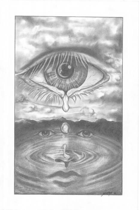 464x700 eye in the sky greeting card for sale - Sky Drawing