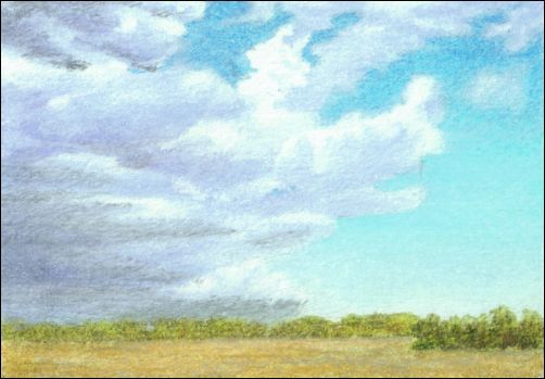 502x349 How To Draw Clouds With Colored Pencil - Sky Drawing Pencil