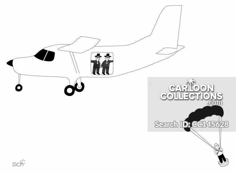 800x588 Skydiving Cartoons And Comics - Skydiving Drawing