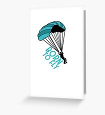 210x230 Skydiving Drawing Greeting Cards Redbubble - Skydiving Drawing