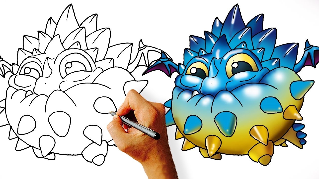 1280x720 How To Draw Pop Thorn - Skylanders Drawing