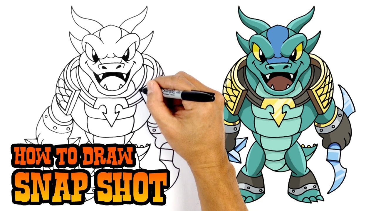 1280x720 How To Draw Snap Shot Skylanders - Skylanders Drawing