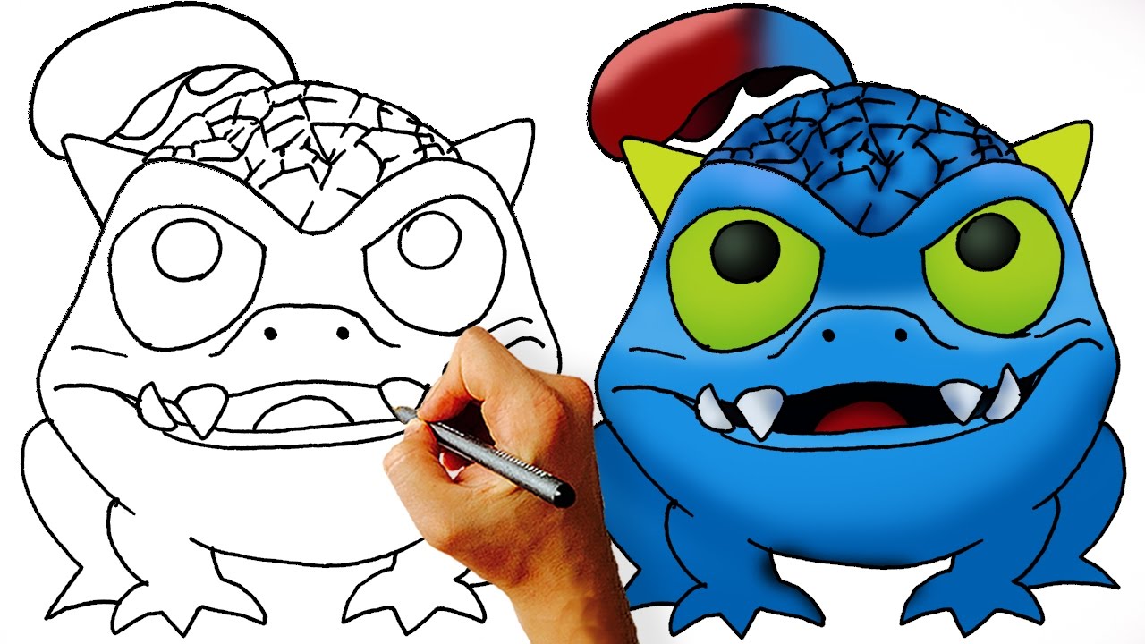 1280x720 How To Draw Wrecking Ball Skylanders Easy - Skylanders Drawing