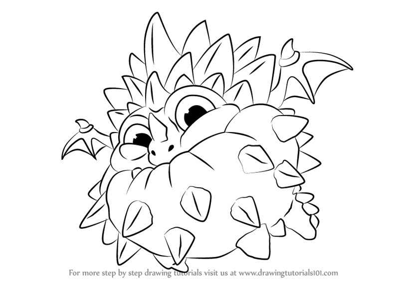 800x566 Learn How To Draw Pop Thorn From Skylanders - Skylanders Drawing