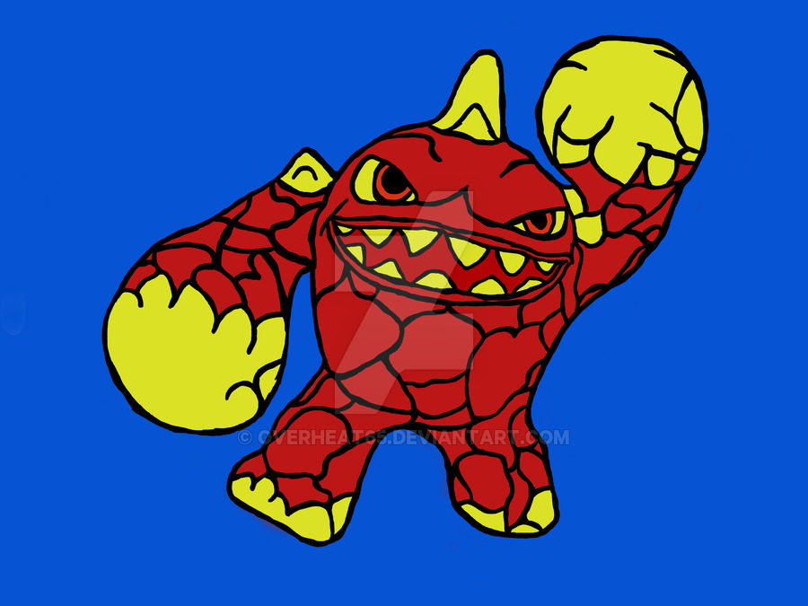 900x675 Skylanders Drawing Of Eruptor - Skylanders Drawing