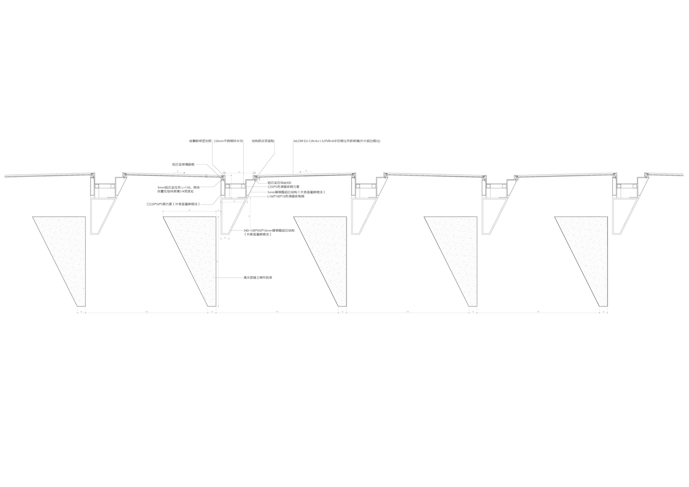 1414x1000 Gallery Of Cultural Center Of Beicheng Central Park In Hefei - Skylight Drawing