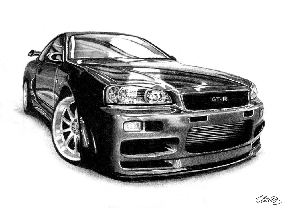 Skyline Car Drawing at Explore collection of