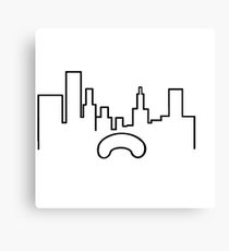 210x230 Chicago Skyline Drawing Canvas Prints Redbubble - Skyline Drawing