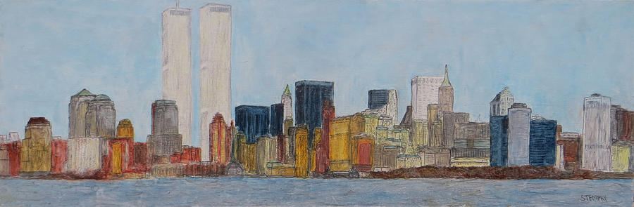 900x295 New York Skyline Drawing - Skyline New York Drawing