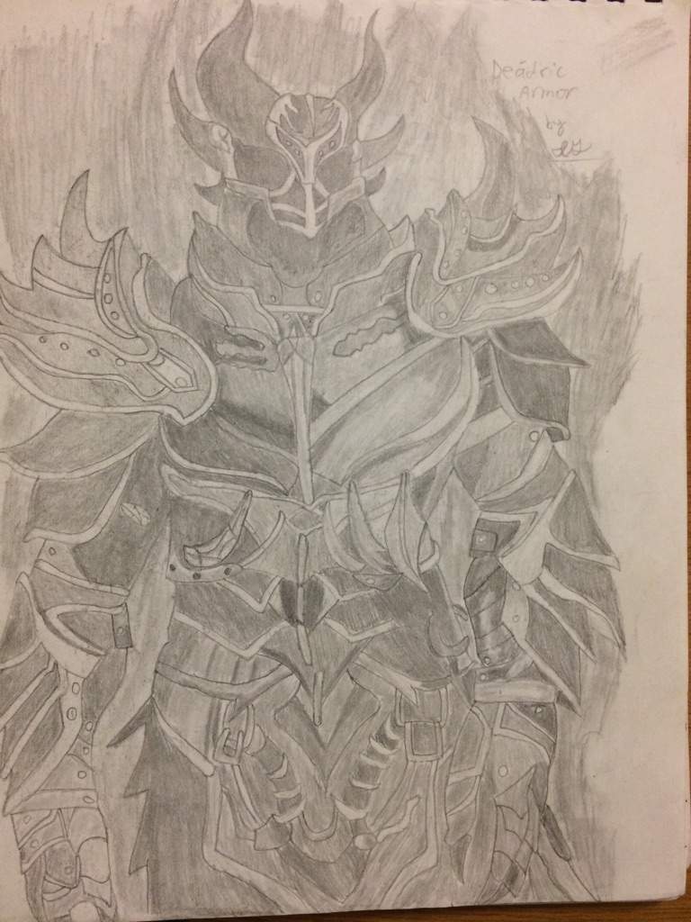 768x1024 skyrim daedric armor drawing dating amino - Skyrim Daedric Armor Drawing