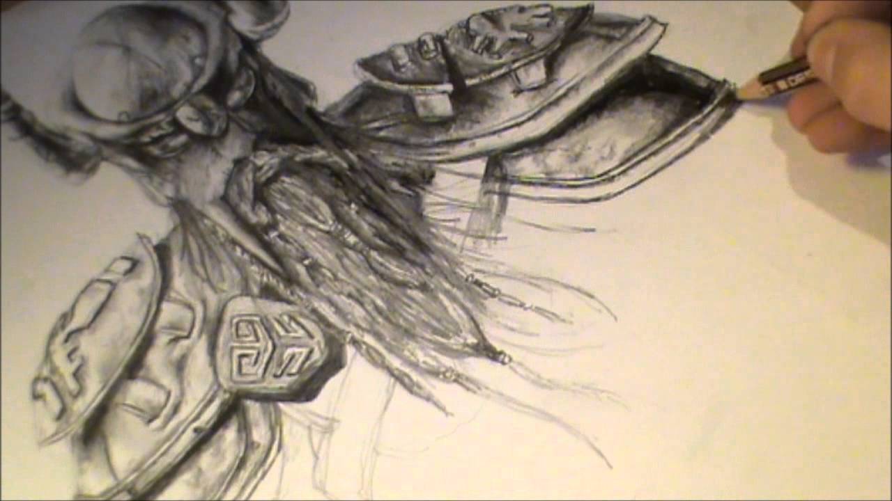 1280x720 elder scrolls online speed drawing - Skyrim Drawings
