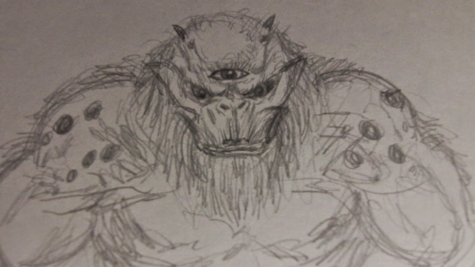 1600x900 Wayne Tully Horror Art Daily Sketch Journal - Skyrim Drawings