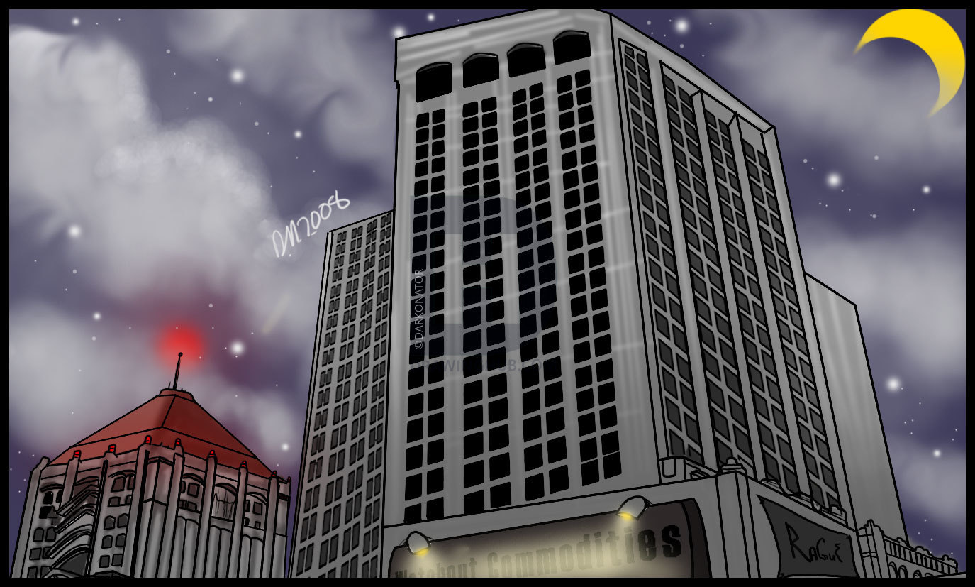 1375x827 how to draw a skyscraper, step - Skyscraper Drawing