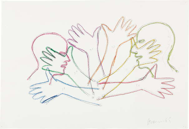 605x415 Phillips Bruce Nauman - Slap Drawing