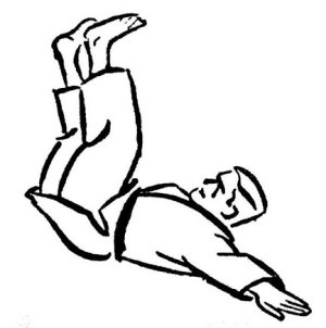 300x302 Unsafe Falling Methods For The Elderly - Slap Drawing