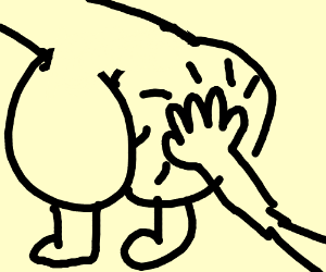 300x250 Booty Slap Drawing - Slap Drawing
