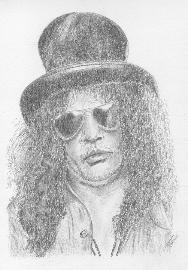 626x900 Slash Drawing - Slash Drawing