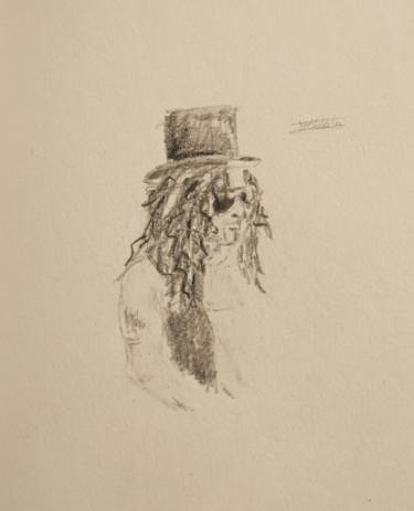 375x463 Slash Guns N Roses Drawing - Slash Drawing