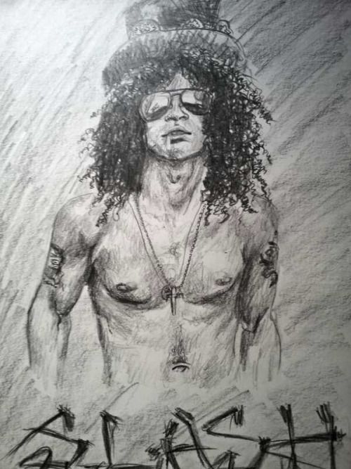 500x667 Slash Drawing - Slash Drawing