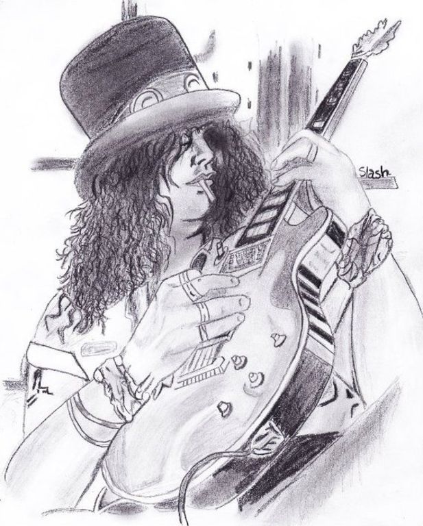 617x768 Slash Cristhian Medina - Slash Drawing