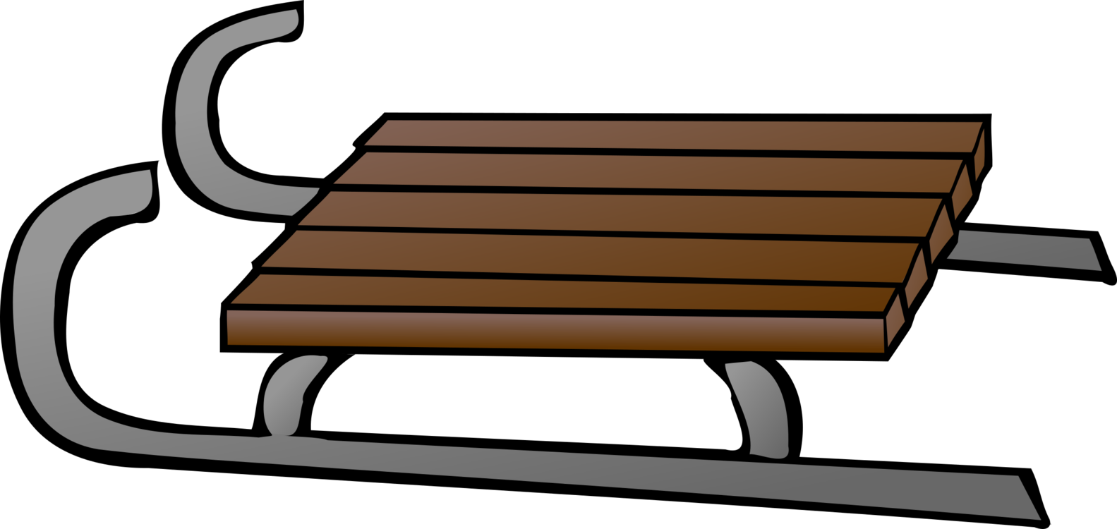 1583x750 Dog Sled Computer Icons Sled Dog Drawing Cc0 - Sled Dog Drawing