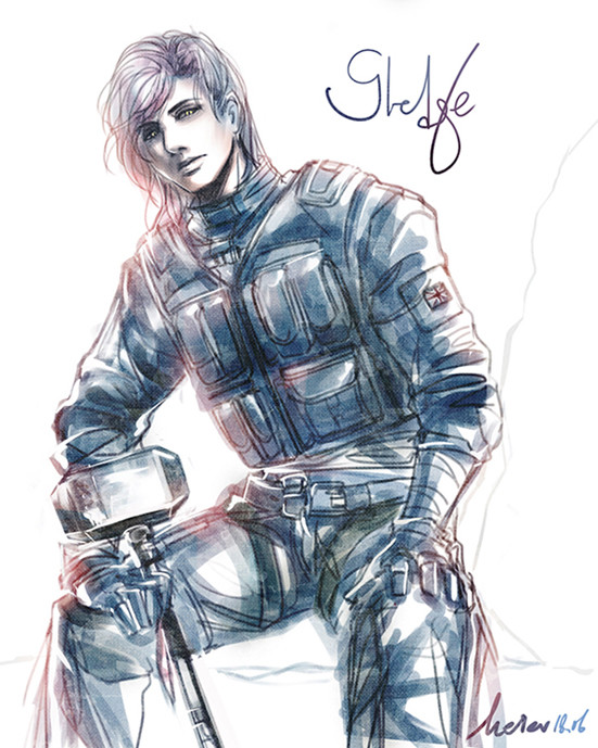 551x689 Artstation - Sledge Drawing