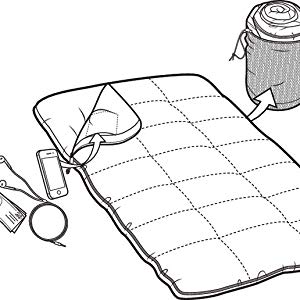 300x300 burton the dirt bag, black polka dot sports outdoors - Sleeping Bag Drawing