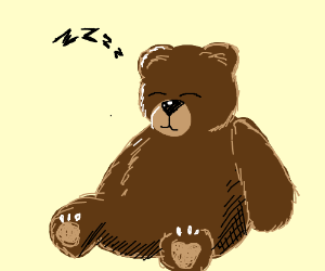 300x250 Sleeping Bear Drawing - Sleeping Bear Drawing