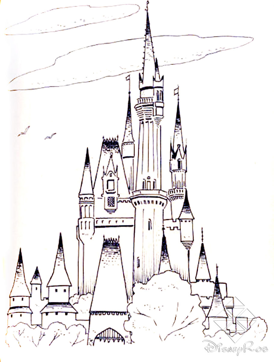 910x1200 sleeping beauty castle drawing - Sleeping Beauty Castle Drawing