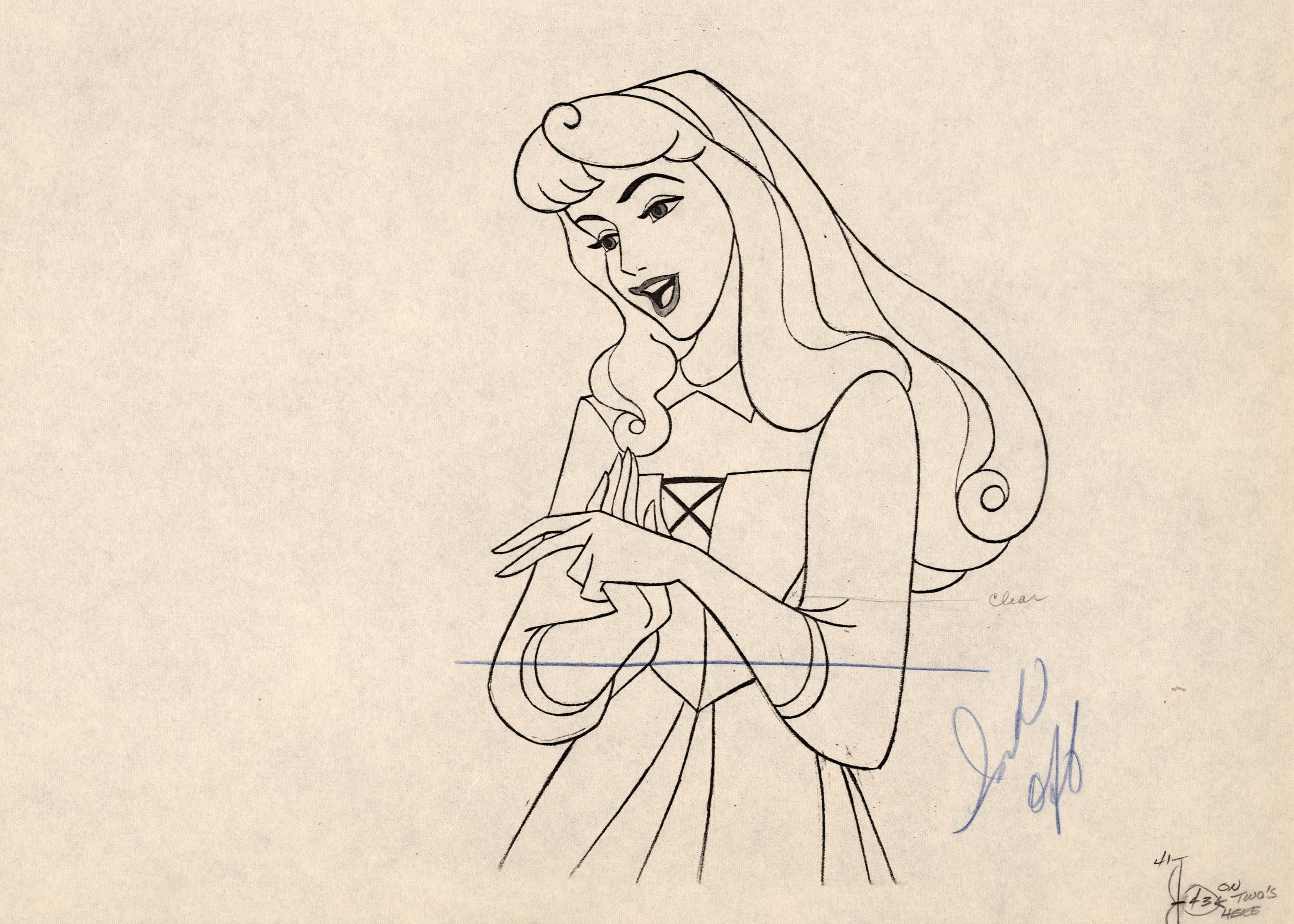 3000x2142 things to know about disney's 'sleeping beauty' and the art - Sleeping Beauty Drawing