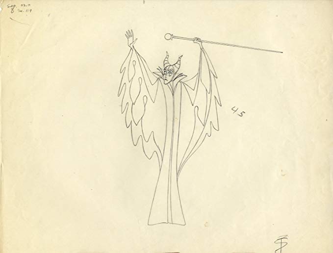 679x516 original maleficent from disney's sleeping beauty - Sleeping Beauty Drawing