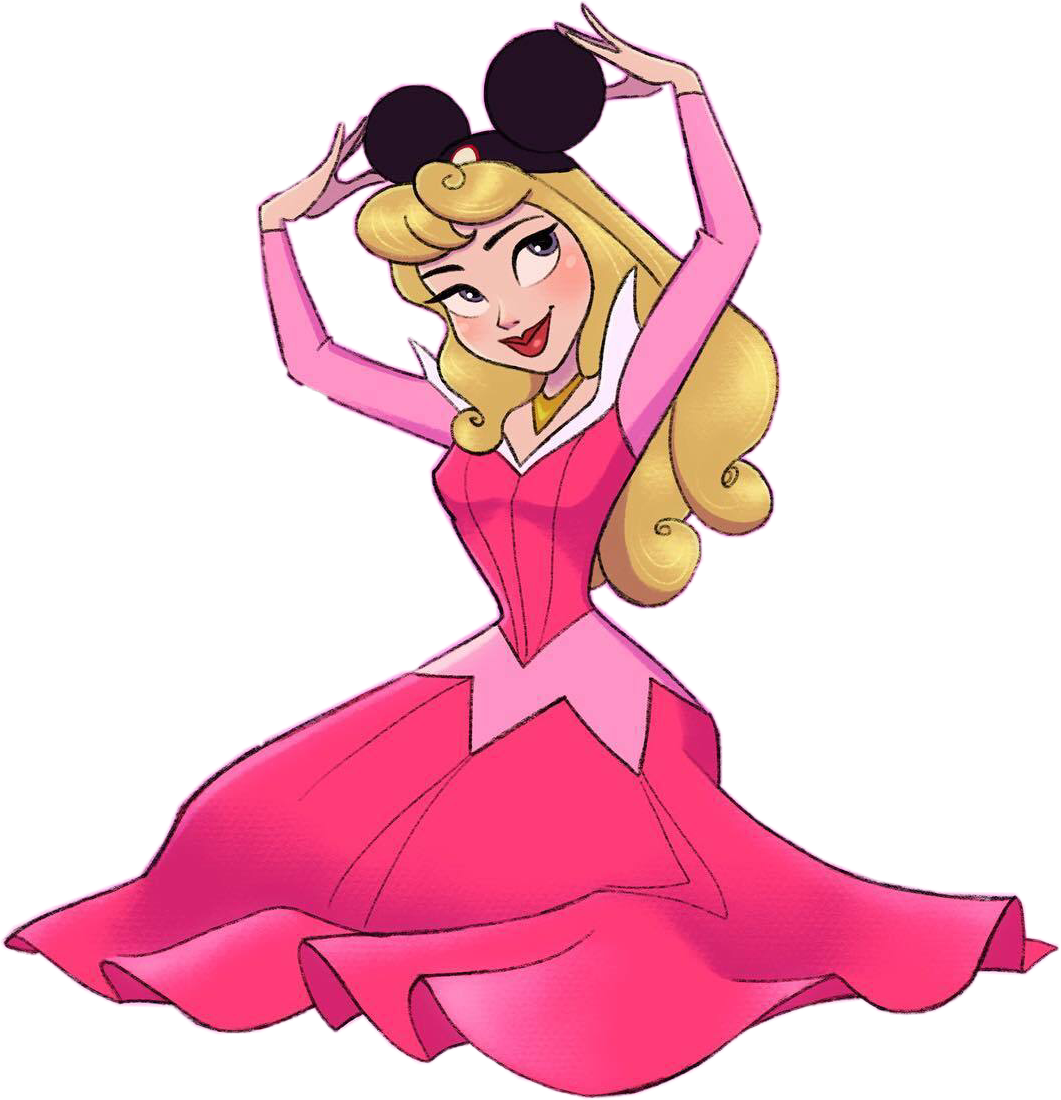 1061x1100 aurora sleepingbeauty pink disney cute cartoon drawing - Sleeping Beauty Drawing