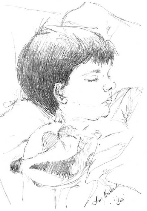 492x708 Sleeping Boy Drawing Pic Drawing Skill - Sleeping Boy Drawing