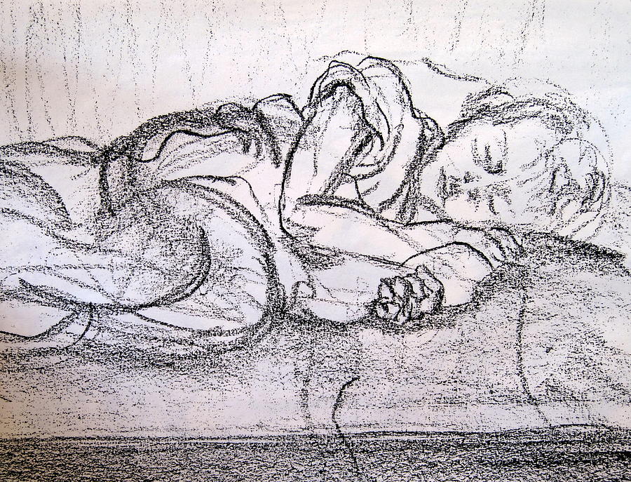 900x687 Donnie Sleeping Drawing - Sleeping Boy Drawing