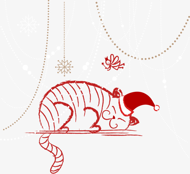 650x595 vector line drawing of sleeping cat, line vector, cat vector, line - Sleeping Cat Line Drawing