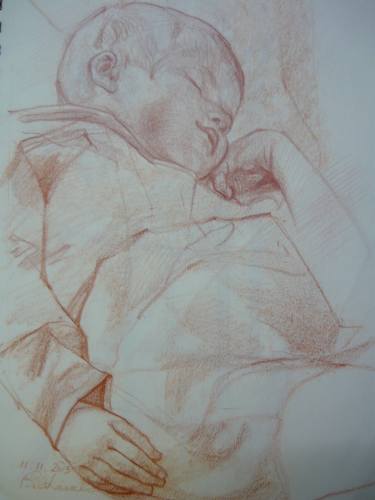 375x500 A Sleeping Child Drawing - Sleeping Child Drawing