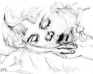 300x237 Sleeping Child Drawings - Sleeping Child Drawing