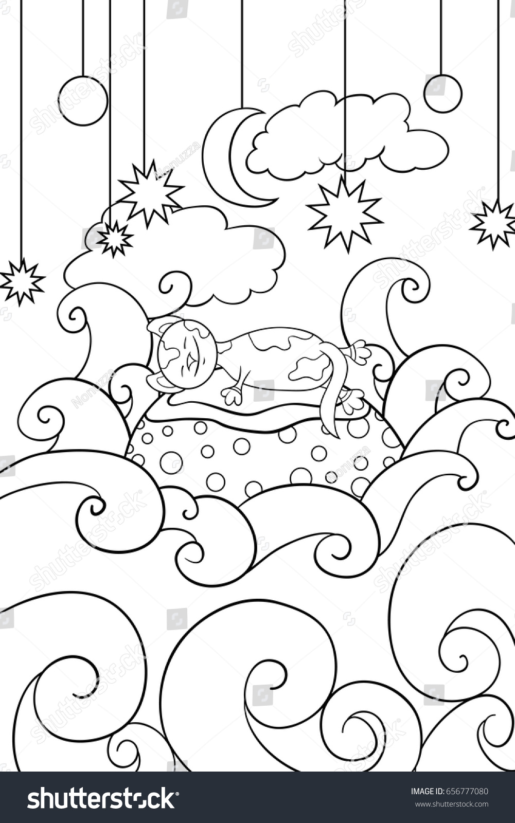 1001x1600 Best Child Sleeping Coloring - Sleeping Child Drawing