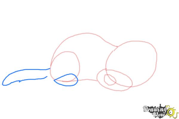 600x400 How To Draw A Sleeping Dog - Sleeping Dog Drawing