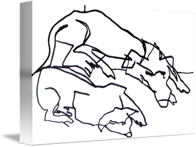 650x486 let sleeping dogs lie - Sleeping Dog Drawing